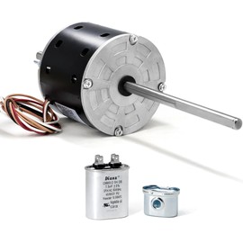 Hipoilk RV Air Conditioner Motor for Coleman Mach RV AC, 1/3 HP Condenser Fan Motor with Capacitor Replaces Fasco D1092, Y6L457D01L, 7184-0156, 7855MVA-A11U, Coleman 1468-306, 1468A3069