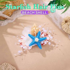 Asooll Light Up Mermaid Hair Clip Led Costume Headpiece Under the Sea Hair Accessories for Women