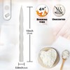 Handmade Unscented Long Spiral Taper Candle White 10 Inch Smokeless