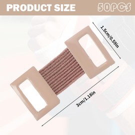 50 Stück Verbandklammern,Schwiegermutter Klammer,Verbandsklammern Elastische,Elastische Binde Clips,Bandage Aluminium Clips,Elastische Bandage Clips,Für Verschiedene Bandagen Verbandsmaterial