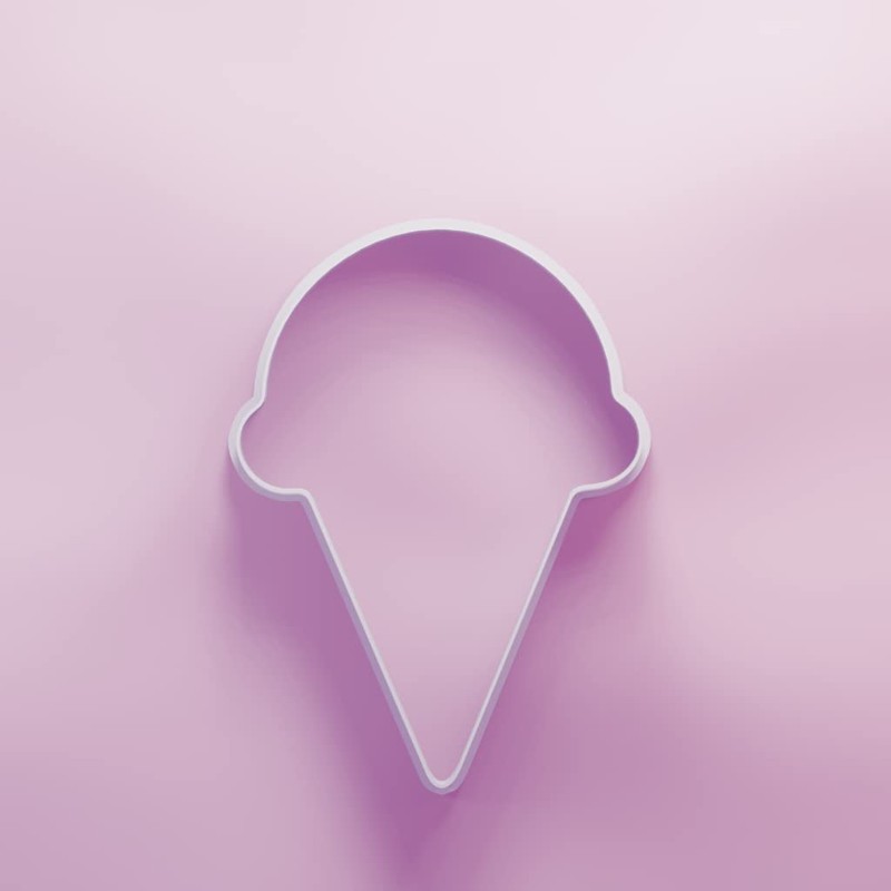 Ice Cream Cone Cookie Cutter - 3 Sizes