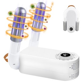 Electric Shoe Dryer, Portable Shoes, Boot Dryer, with Timer, UV Disinfection, Antibacterial, Deodorisation, Ski Boot Dryer, Shoe Dryer, Football Boots, for Shoes, Hats, Socks, Ski Boots