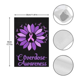 Overdose Awareness Garden Flags Humorous Banner Outside