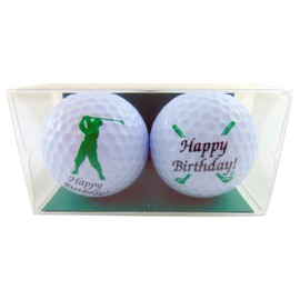 Westman Works Happy Birthday Golf Ball Set with Two Different Balls in a Display Pack