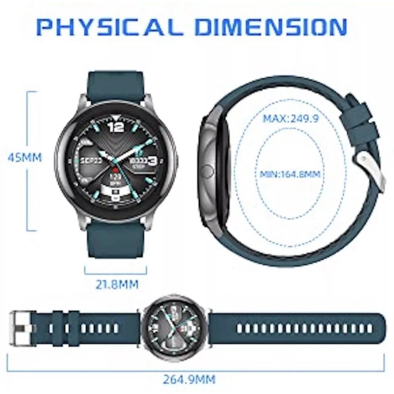 Glory Fit S27 Smart Watch Waterproof 24 Sport Mode Heart