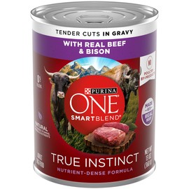 Purina ONE SmartBlend True Instinct Natural Adult Dry Dog Food & Wet Dog Food