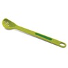 Joseph Joseph 10105 2-Piece Scoop and Pick Jar Spoon and Fork, for olives in jars - Green
