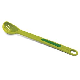 Joseph Joseph 10105 2-Piece Scoop and Pick Jar Spoon and Fork, for olives in jars - Green