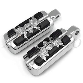 Replacement of Pirate Skull Footpeg for Suzuki Boulevard Intruder S83 VS1400 Marauder 800 VZ800