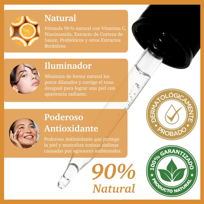 Purifect Brightening Vitamin C and Vitamin E Facial Serum, Softens