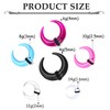 LOLIAS 36Pcs 4G-14G Acrylic Septum Pincher Tapers C Shape Buffalo