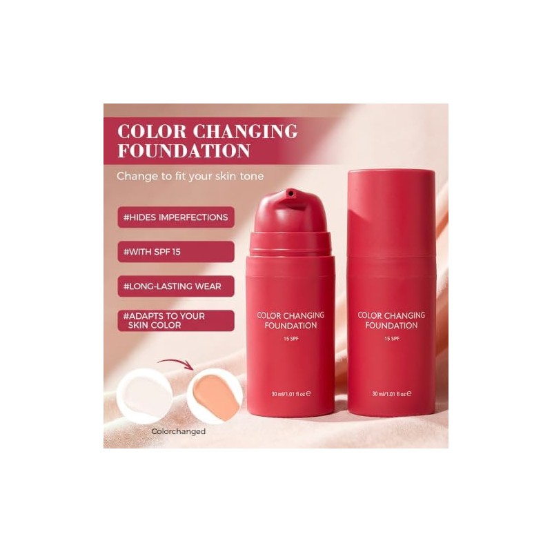 Smooches Foundation Korean Smochee Color Adapting Liquid Foundation