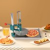Pizza Dough Press, Stainless Steel Dough Press with Dual Plates,