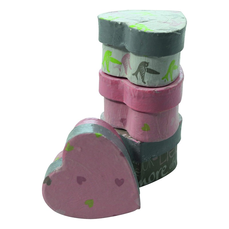 Décopatch - Ref EV008O - Small Heart Boxes - 10