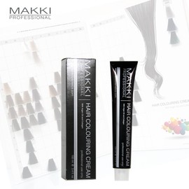 MAKKI HAIR COLOURING CREAM - SHADE NO 7.77 Medium Blonde PURE - Large 100ml
