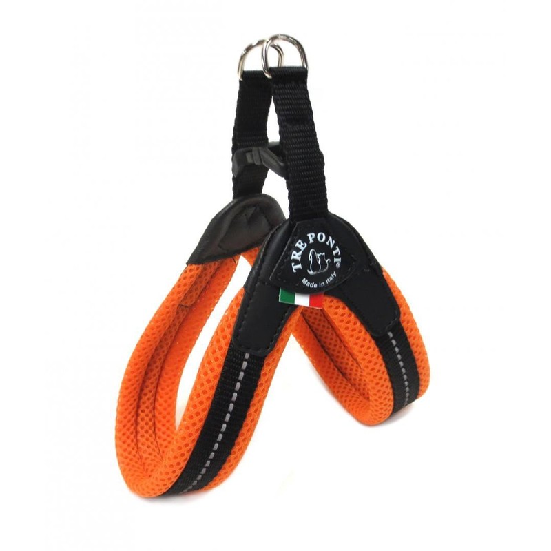 Tre Ponti Easy Fit Mesh Fix Neon Dog Harness, Size