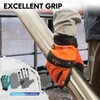 Vgo... 0°C/32°F Winter Men's Lightweighted Lined Work Gloves for Light