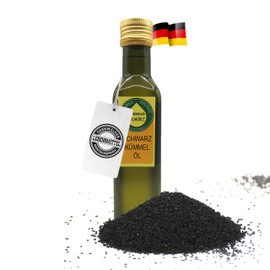 Odenwälder Lebensmittel 250 ml Premium Black Cumin Oil - Made in Germany - Best Oil from Black Cumin Seeds