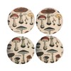 Coasters for Coffee Table Coasters for Drinks Mushroom Coaster Set
