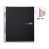 MIQUEL RIUS 8422593028278 A5 Notebook - Black (Pack of 3)