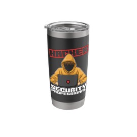 Hacker Security Professional Computer Science Cybersecurity Stainless Steel Insulated Tumbler
