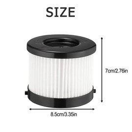 4 Pack 49-90-0160 HEPA Filter Compatible with Milwaukee 49-90-0160 0882-20 M18 Compact Vacuum