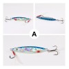 5pcs 60g Señuelos Luminosos Para Pescar Lance Largo Mar Rio