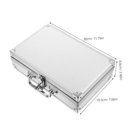 LIFKOME Tool Storage Case with Lock Versatile Briefcase for Tools Documents and Instruments Durable Suitcase for Home Office and Garage Use Portable Organizer