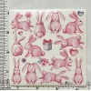 Violette Stickers Pink Bunnies Craft Planner Supply Scrapbook Easter Baby