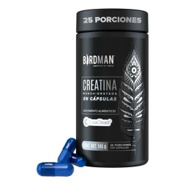 Creatina Monohidratada Birdman en Cápsulas para Entreno y Recuperación                                                                                