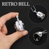 Montrestar Guardian Bell Motorcycle Lucky Charm with Keyring for Motorcycle