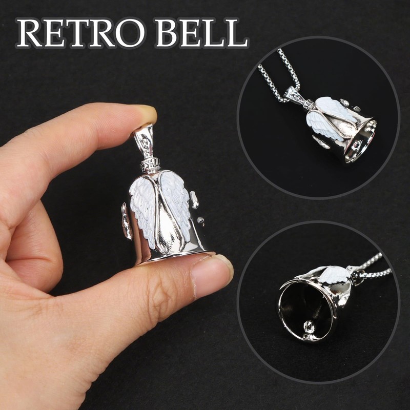 Montrestar Guardian Bell Motorcycle Lucky Charm with Keyring for Motorcycle