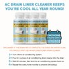 4 Pack A/C Condensate Drain Line Cleaner - Prevents Odors