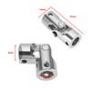 SG Store 4Pcs 8mm to 8mm Metal Shaft Coupling Universal