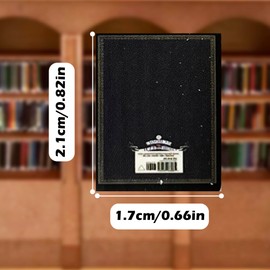 LUFEEMGA 200 PCS Book Miniatures Set Without Repetition, Mini Books for Anxiety Bookshelf, Dollhouse Decor, DIY Crafting, Accessories Mini Miniatures Books