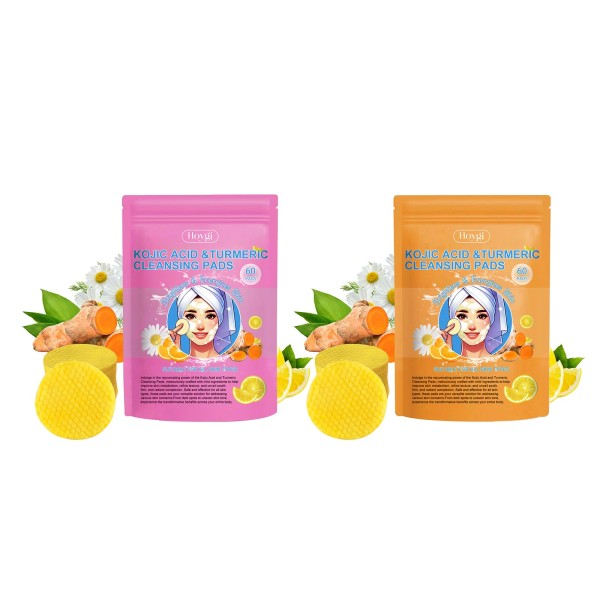 Turmeric Acid Cleansing Pad Exfoliating Deep Clean Non-Tight Improving Skin