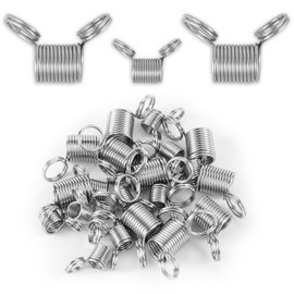 Bead Stopper Set, 10 Large and 10 Small Bead Stoppers for Jewellery Making, Creative Bead Wire Ends Prevent Beads from Falling Out