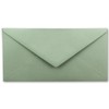 50 envelopes DIN long - Eucalyptus (green) with gold metallic