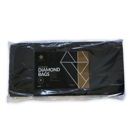 SEZONS - Diamond Bags - Vacuum Sealing bags 5mil - 50 bags (11x24, Black/Clear)