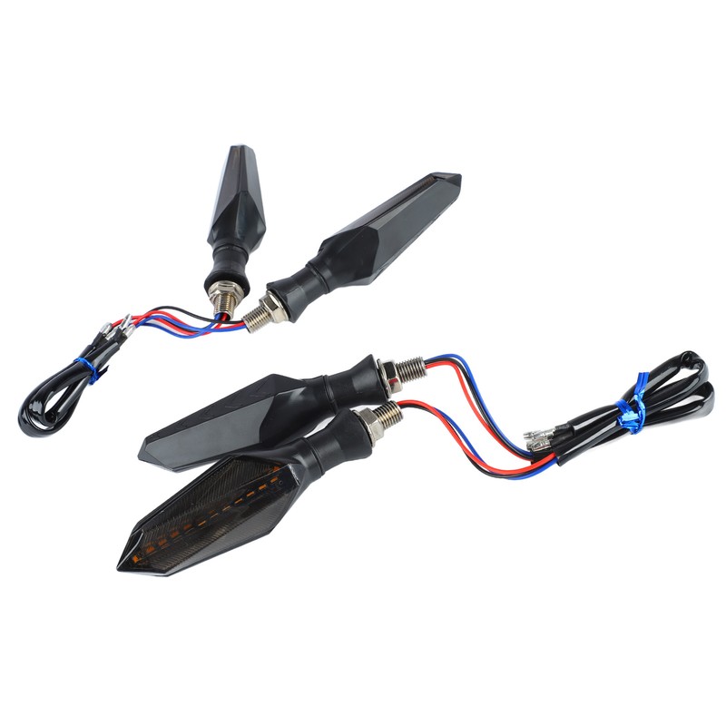 4Pcs Motorcycle Turn Signal Light 12LED 12V Universal Sequential Indicator