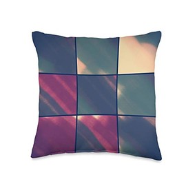 MOKT Cube collorful Throw Pillow, 16x16, Multicolor