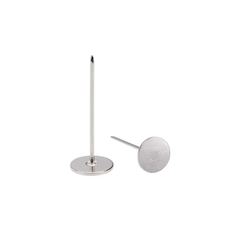 sourcing map Long Upholstery Nails Tacks 18mmx50mm Flat Head Furniture