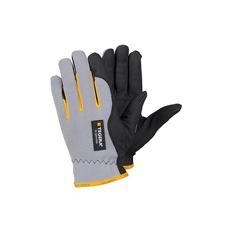 Ejendals Tegera 9124-10 Gloves Synthetic Leather Size 10 Grey /