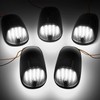 5PCS Smoke LED Cab Light White Top Roof Running Cab