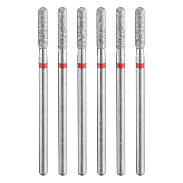 HARFINGTON 6pcs 200-230 Grits Diamond Grinding Bit 2.5mm Cylindrical Ball