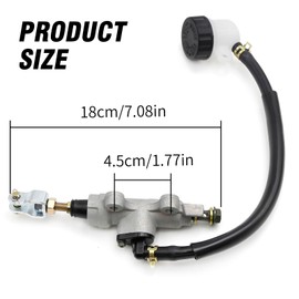 Hoypeyfiy Rear Brake Master Cylinder Assembly 43510-HN1-016 Replacement for Honda Fourtrax Sportrax TRX400X 2009-2014 TRX400EX 1999-2008