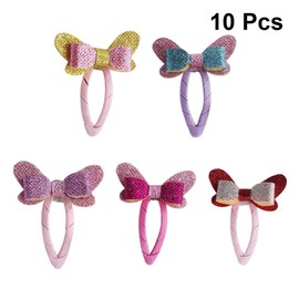LALAFINA 10pcs Hair Clips for Kids Childrens Barrettes Metal Snap Hair Clips Hair Clips for Festivals School Hair Accessories Glitter Barrettes Kids Barrettes Girl Hairpin Issue Card