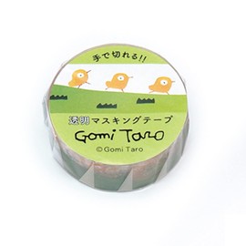 Gakken Staefl BM04098 Gomi Taro Masking Tape, Chick, Clear, 0.6 inch (15 mm) Width