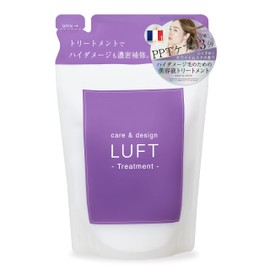 LUFT Treatment, Refill, High Damage Repair Type, Heartbeat White Musk Scent, 14.1 fl oz (410 ml), Super Moist and High Repair Finish, PPT Serum High Formulation, Care & Design