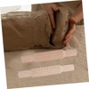 Ciieeo 2Pcs DIY Clay Printing Rods Wooden Mud Rolling Sticks